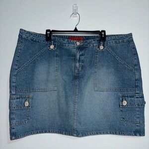 Y2K BONGO Denim Blue Mini Skort